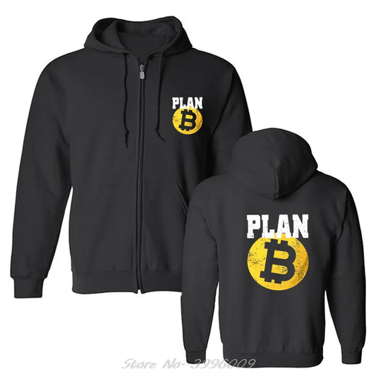 Veste à Capuche Bitcoin PlanB